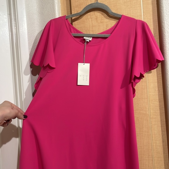 Scallop Sleeve Dress NEW - Picture 10 of 10